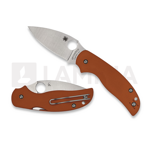 Сгъваем нож Spyderco Sage 5 Burnt Orange G-10 CPM REX 121 C123GBORP