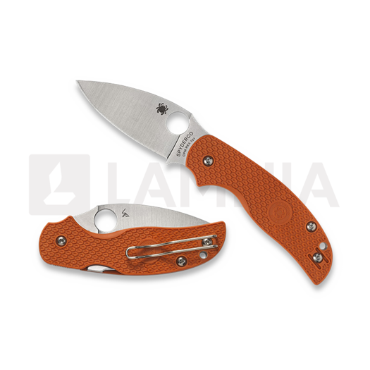 Spyderco Sage 5 Burnt Orange Lgwt CPM REX121 Taschenmesser C123BORP