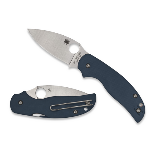 Spyderco Sage 5 Cobalt Blue G10 CPM SPY27 sulankstomas peilis C123GPCBL