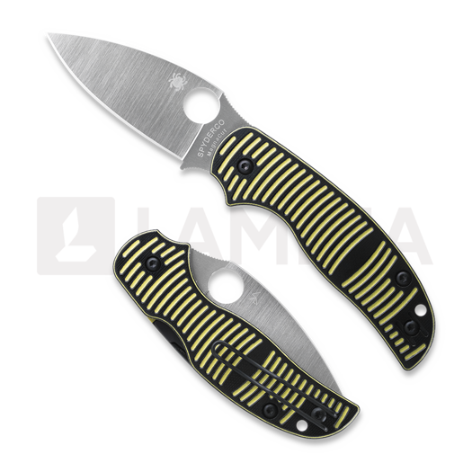 Saliekams nazis Spyderco Sage 5 Salt Yellow/Black G-10 MagnaCut C123GPBKYLMC