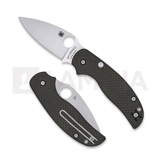 Spyderco Sage 6 CPM-S90V CF Button Compression Lock SPRINT kääntöveitsi C123CFBCLS90VP