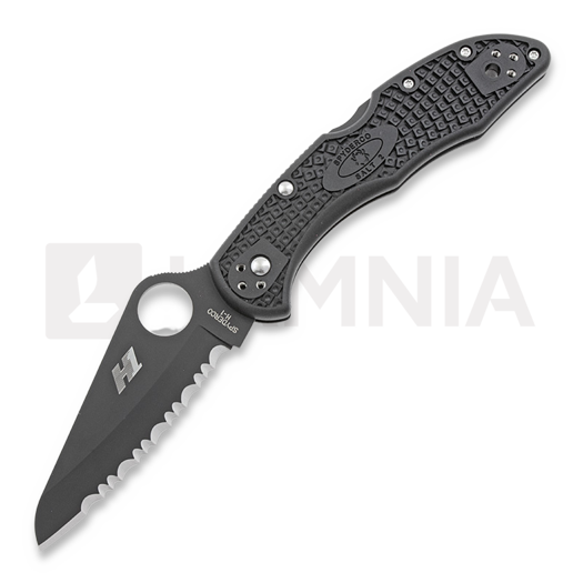 Spyderco Salt 2 foldekniv, spyderedge, svart C88SBBK2