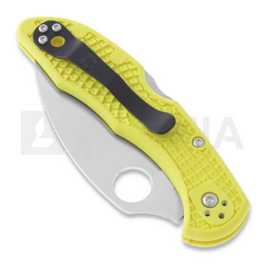 Spyderco Salt 2 Wharncliffe k&auml;&auml;nt&ouml;veitsi, spyderedge C88SWCYL2