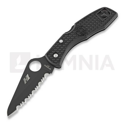 Spyderco Salt I 접이식 나이프, spyderedge, 검정 C88SBBK