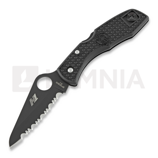 Couteau pliant Spyderco Salt I, spyderedge, noir C88SBBK