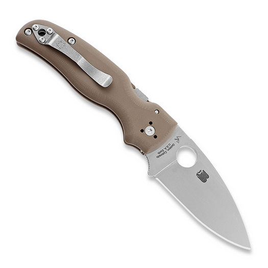Spyderco Shaman Brown G-10 CPM 15V SPRINT RUN foldekniv C229GPBN15V