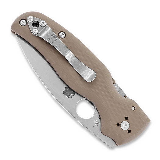 Spyderco Shaman Brown G-10 CPM 15V SPRINT RUN kääntöveitsi C229GPBN15V