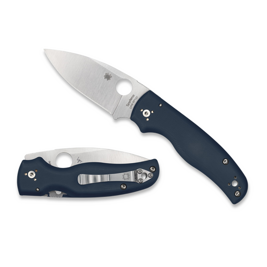 Spyderco Shaman Cobalt Blue G10 CPM SPY27 접이식 나이프 C229GPCBL