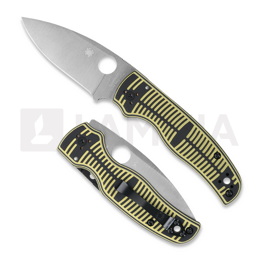Spyderco Shaman Salt Magnacut Yellow Black G10 folding knife C229GBKYLMCP