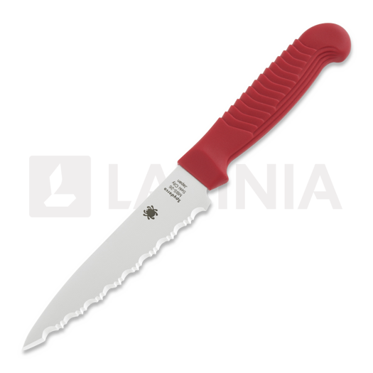 Japanese kitchen knife Spyderco Small Utility Knife, spyderedge, rouge K05SRD