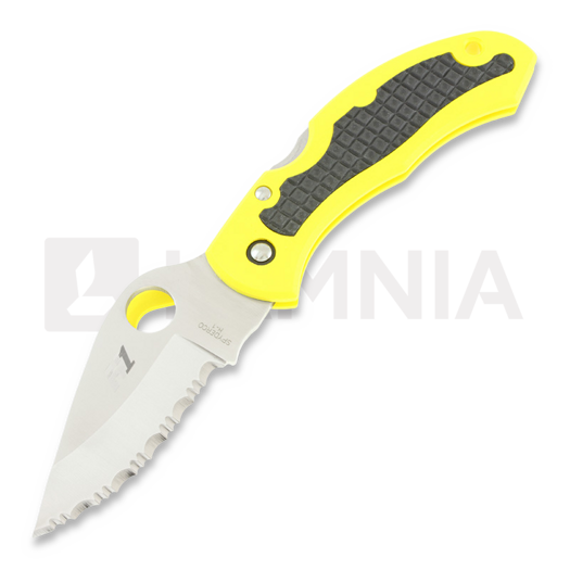 Nóż składany Spyderco Snap-It Salt, ząbkowane ostrze C26SYL