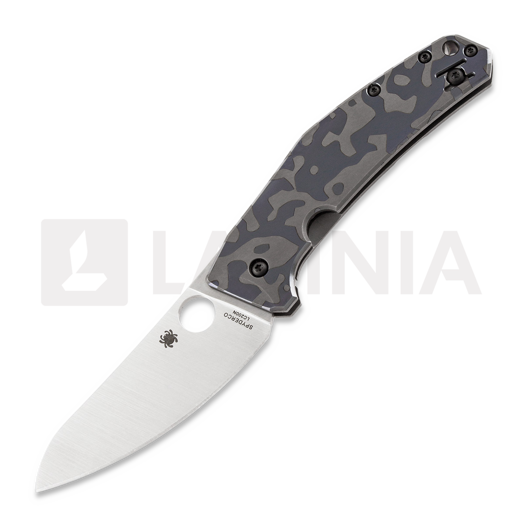 Spyderco SpydieChef CQI folding knife, black spillage C211TIPLS8