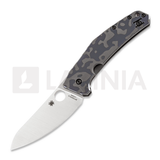 Spyderco SpydieChef CQI 접이식 나이프, black spillage C211TIPLS8