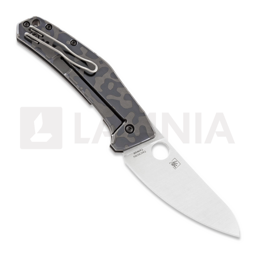 Spyderco SpydieChef CQI sulankstomas peilis, black spillage C211TIPLS8