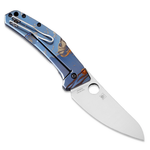 Spyderco SpydieChef CQI foldekniv, colored kraken C211TIPLS22