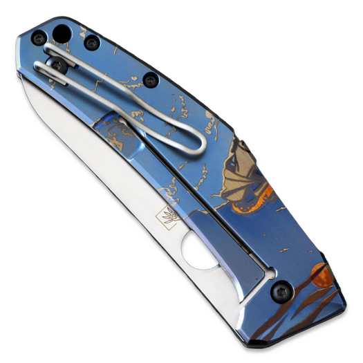 Spyderco SpydieChef CQI foldekniv, colored kraken C211TIPLS22