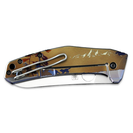 Spyderco SpydieChef CQI sulankstomas peilis, dusk hunt C211TIPLS17