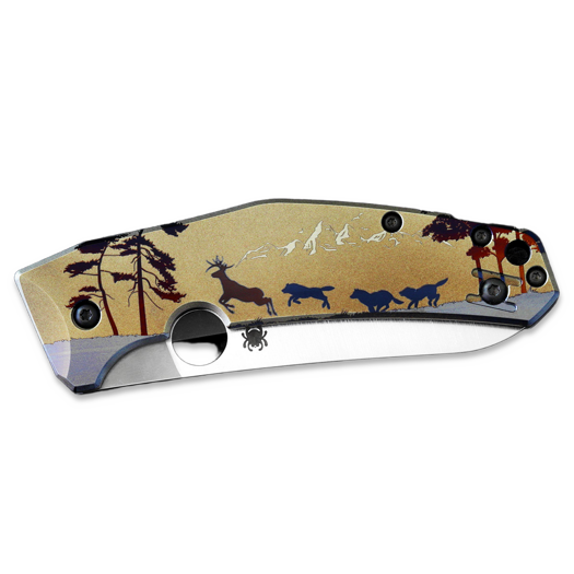 Nóż składany Spyderco SpydieChef CQI, dusk hunt C211TIPLS17