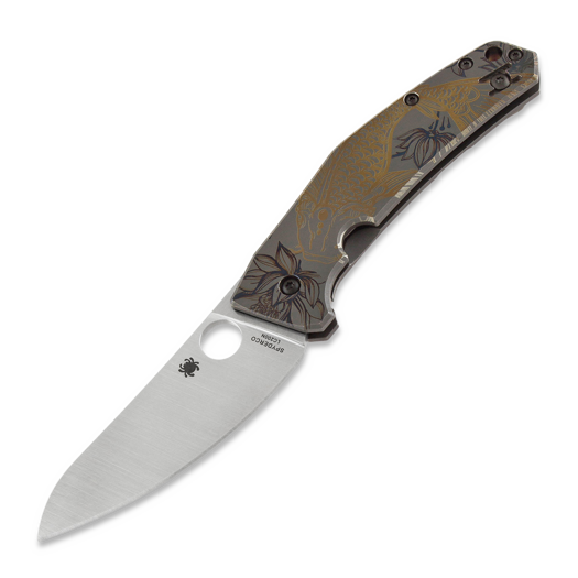 Spyderco SpydieChef CQI fällkniv, gold hakuun C211TIPLS6