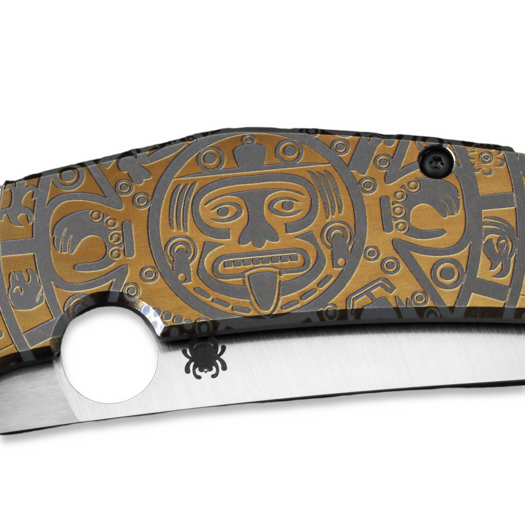 Складний ніж Spyderco SpydieChef CQI, gold maya C211TIPLS12