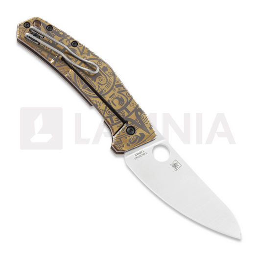 Coltello pieghevole Spyderco SpydieChef CQI, gold maya C211TIPLS12