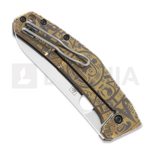Coltello pieghevole Spyderco SpydieChef CQI, gold maya C211TIPLS12