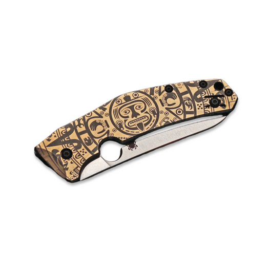 Zav&iacute;rac&iacute; nůž Spyderco SpydieChef CQI, gold maya C211TIPLS12