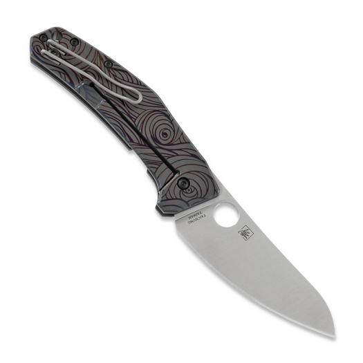 Spyderco SpydieChef CQI fällkniv, purple currents C211TIPLS11
