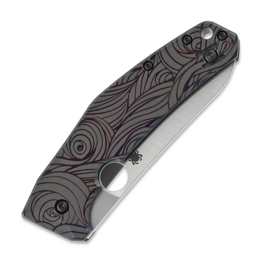 Nóż składany Spyderco SpydieChef CQI, purple currents C211TIPLS11