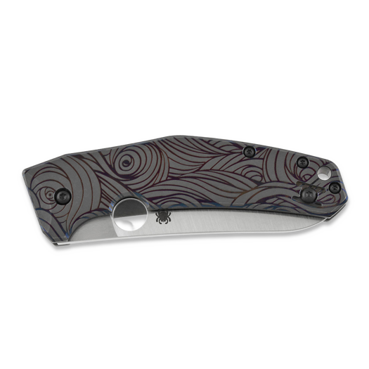 Spyderco SpydieChef CQI fällkniv, purple currents C211TIPLS11
