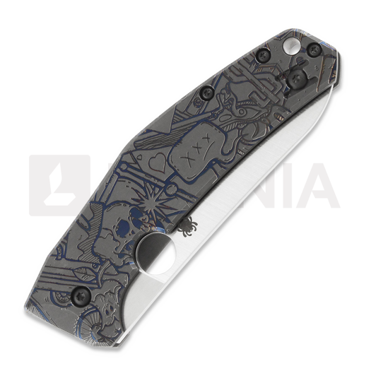 Spyderco SpydieChef CQI sulankstomas peilis, thug life C211TIPLS15