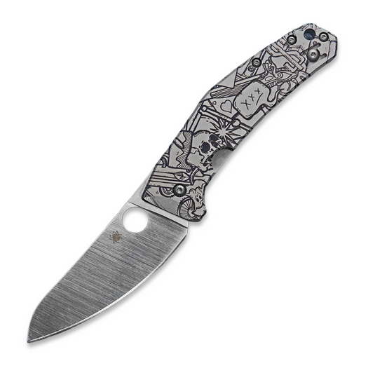 Spyderco SpydieChef CQI sulankstomas peilis, thug life C211TIPLS15