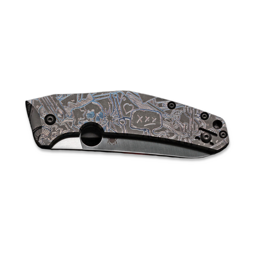 Coltello pieghevole Spyderco SpydieChef CQI, thug life C211TIPLS15