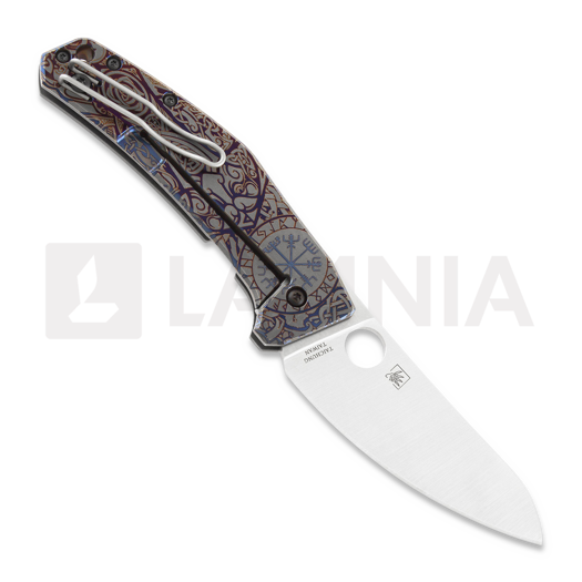 Couteau pliant Spyderco SpydieChef CQI, viking C211TIPLS16