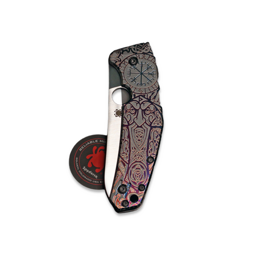 Couteau pliant Spyderco SpydieChef CQI, viking C211TIPLS16