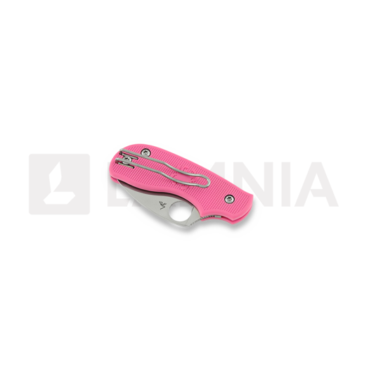 Spyderco Squeak Pink Heals folding knife C154PPN