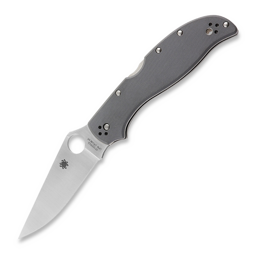 Nóż składany Spyderco Strech 2 XL Grey G-10 CPM CRU-WEAR 258GPGYCW