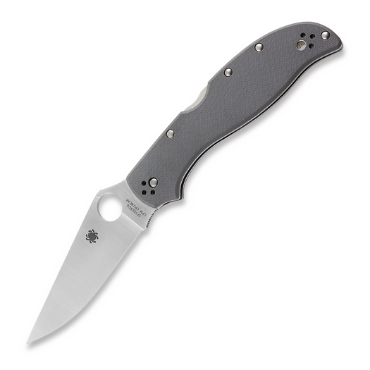 Nóż składany Spyderco Strech 2 XL Grey G-10 CPM CRU-WEAR 258GPGYCW