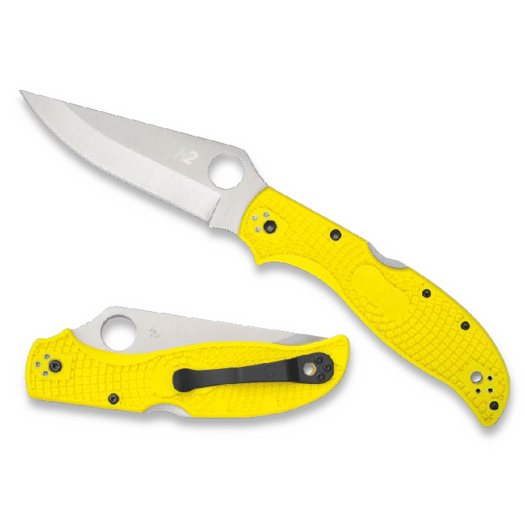 Spyderco Stretch 2 XL Lightweight Salt, Yellow FRN C258PYL
