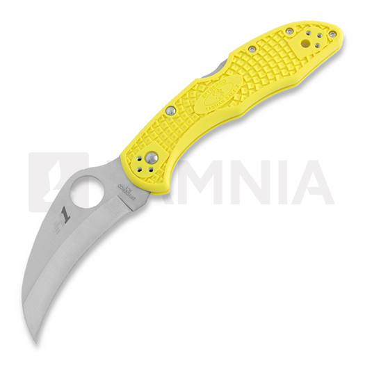 Spyderco Tasman Salt 2 접이식 나이프, 노랑 C106PYL2