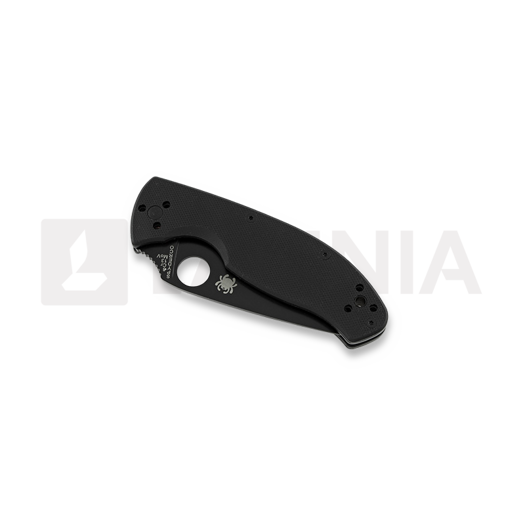 Spyderco Tenacious sulankstomas peilis, juoda, dantytas C122GBBKPS
