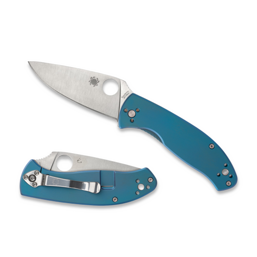 Briceag Spyderco Tenacious Blue Ti C122TIBLP