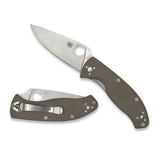 Spyderco Tenacious, Brown G-10, CPM M4 C122GBNM4P