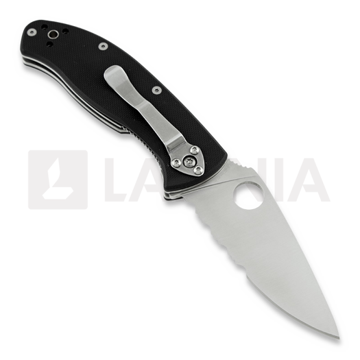 Spyderco Tenacious 折叠刀, 锯齿刀片 C122GPS