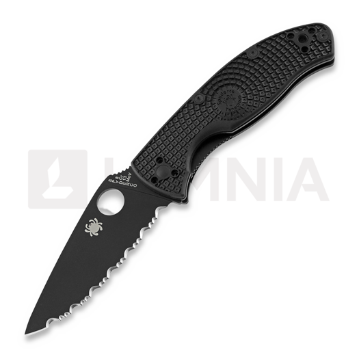 Couteau pliant Spyderco Tenacious Lightweight Black Blade, spyderedge C122SBBK