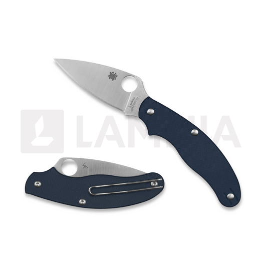 Spyderco UK Penknife Cobal Blue G10 CPM SPY27 folding knife C94GPCBL