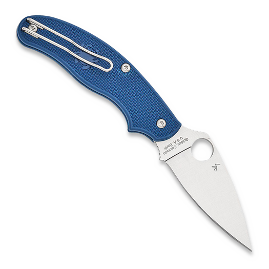 Spyderco UK Penknife, Cobalt Blue, Lightweight C94PCBL