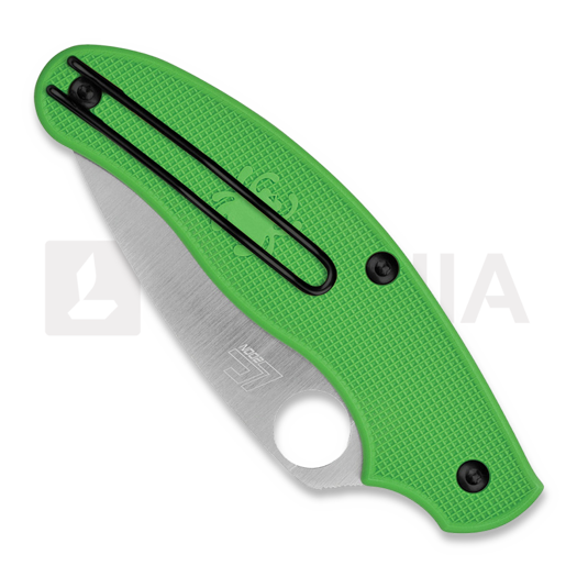 Spyderco UK Penknife Salt Green LC200N foldekniv C94PGR
