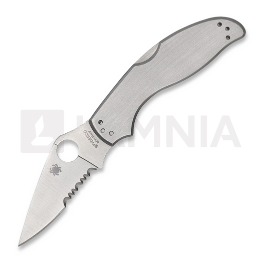 Spyderco UpTern Lock Back sklopivi nož, izrezuckan rub C261PS