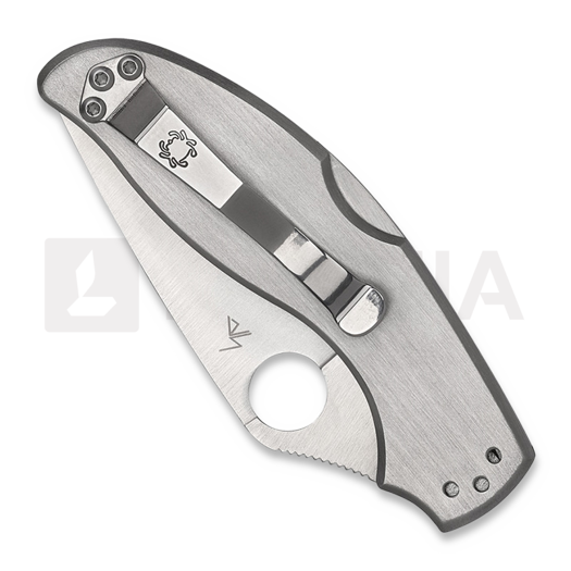 Spyderco UpTern Lock Back folding knife, combo edge C261PS